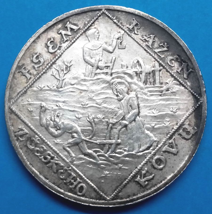 Stříbrná medaile ČSR Jsem ražen z českého kovu - 2