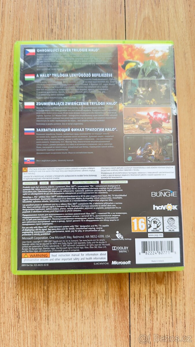 Prodám hru na Xbox 360 Halo 3 - 2