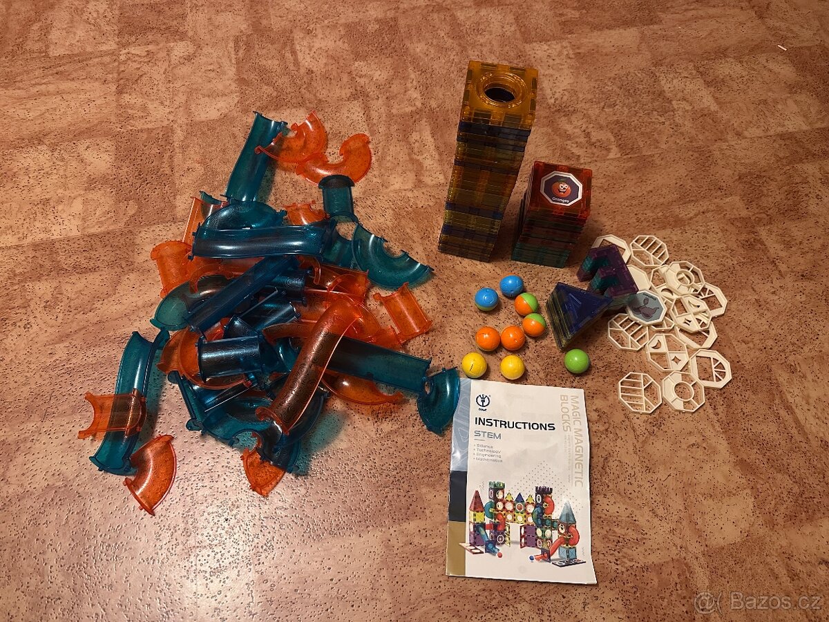 Magnetická stavebnice a kuličkodráha - 2