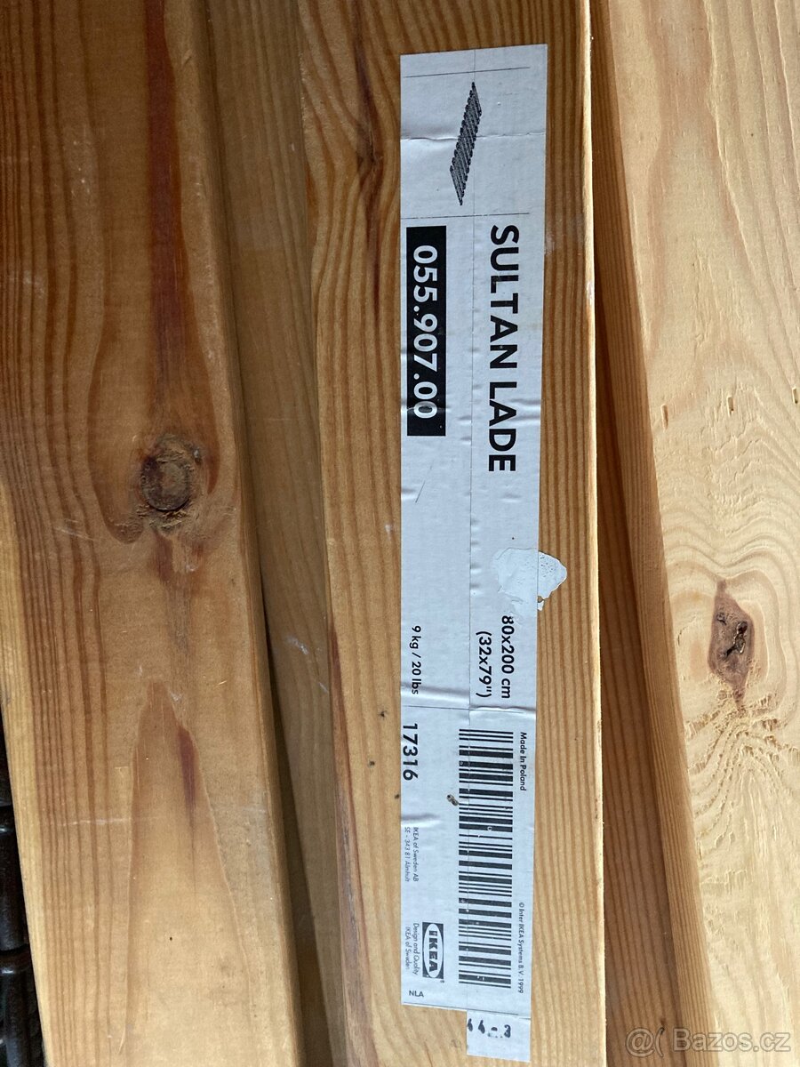 Laťkový rošt 80x200 cm 2 kusy - 2