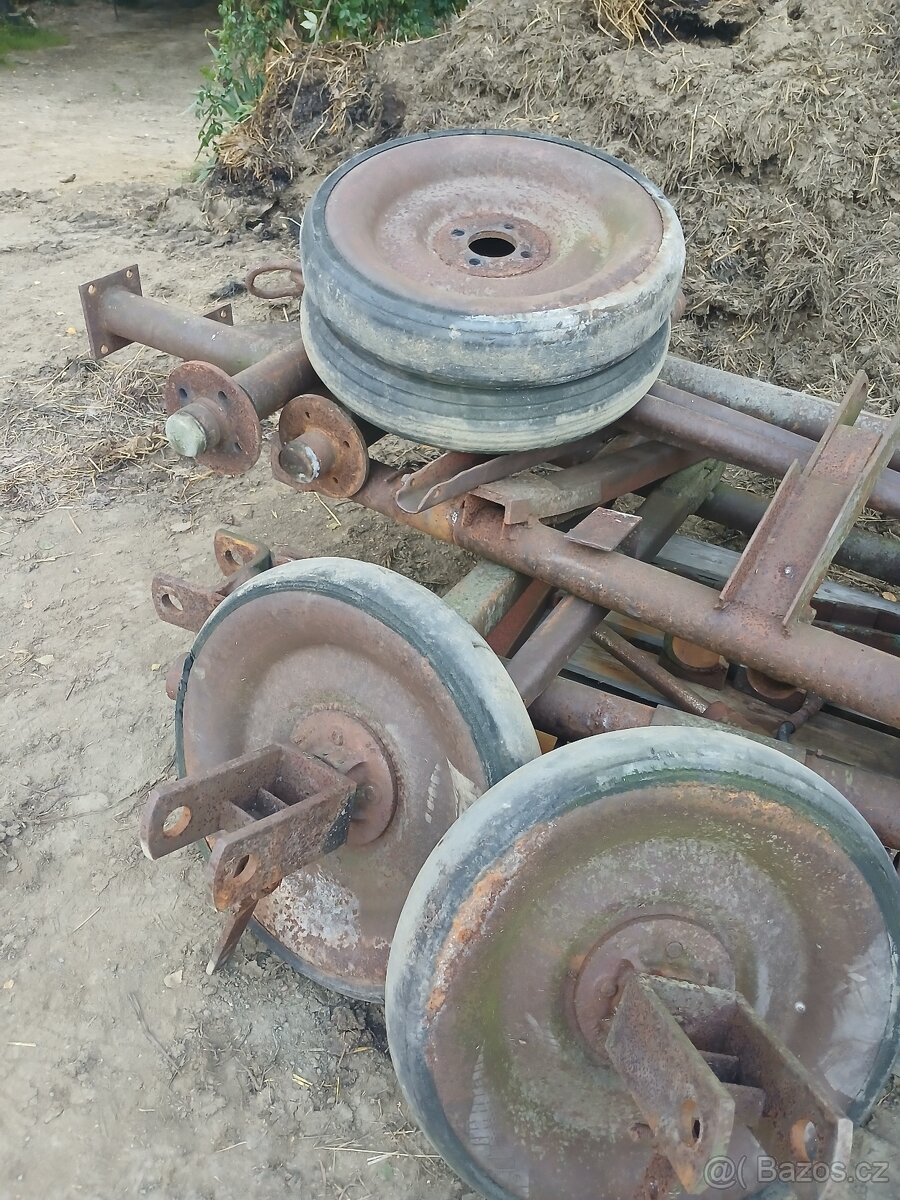 Ocelová kola s gumovým běhounem - 2