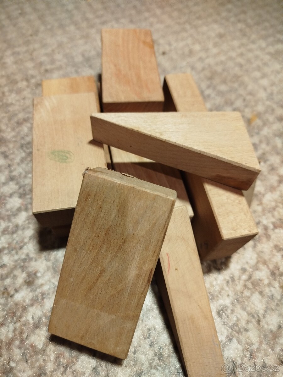 Dřevěná buková stavebnice - 2