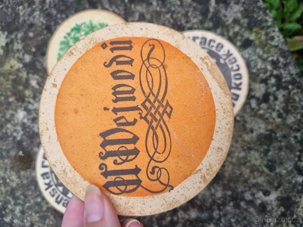 Staré retro podtácky - 2