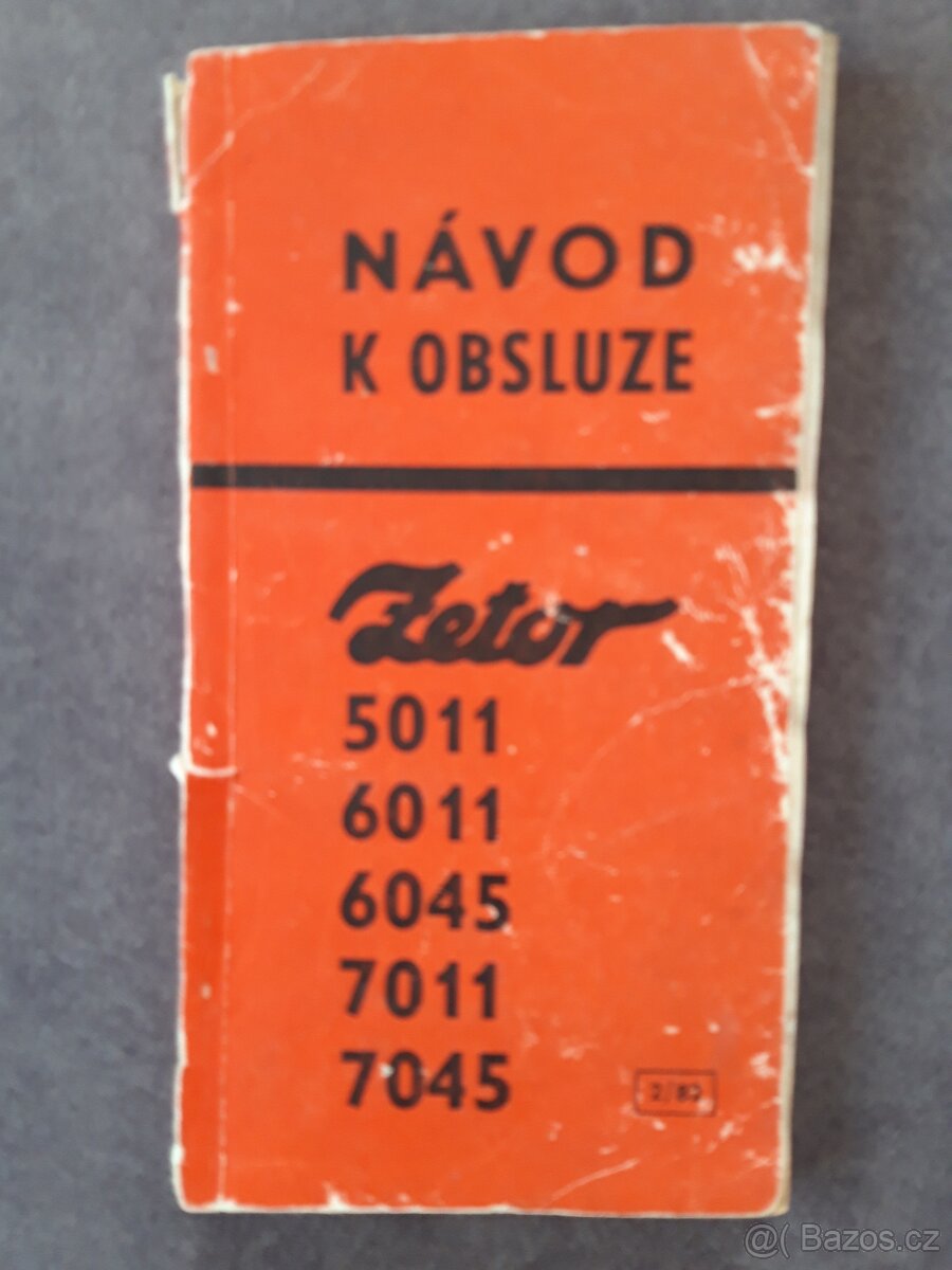 Originál příručky a katalogy Zetor - 2