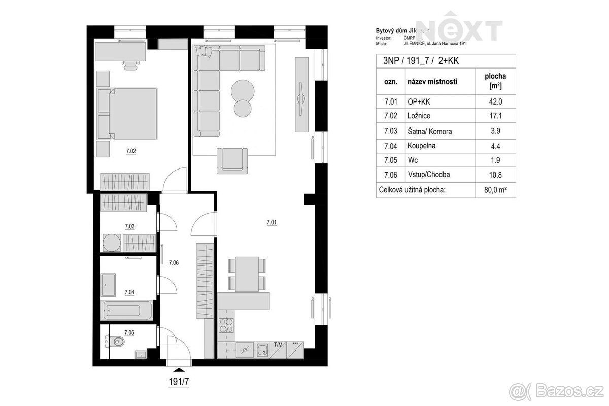 Prodej byt 2+kk, 84㎡ - 2