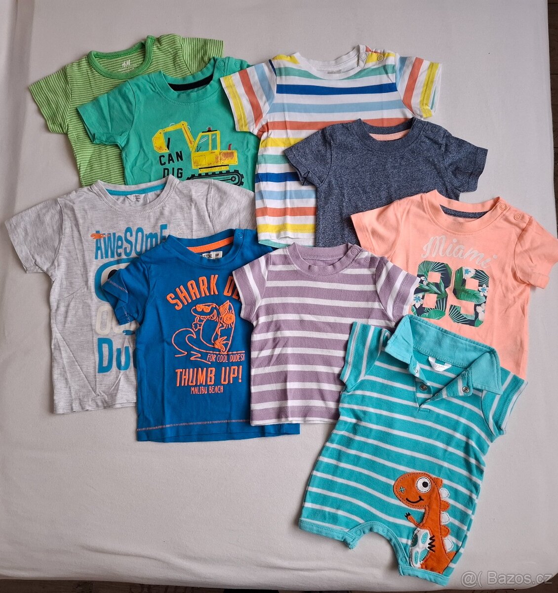 Balík oblečení kluk 62-68 - 2