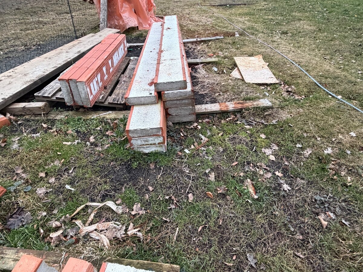 Překlady, lepidlo, cihly - 2