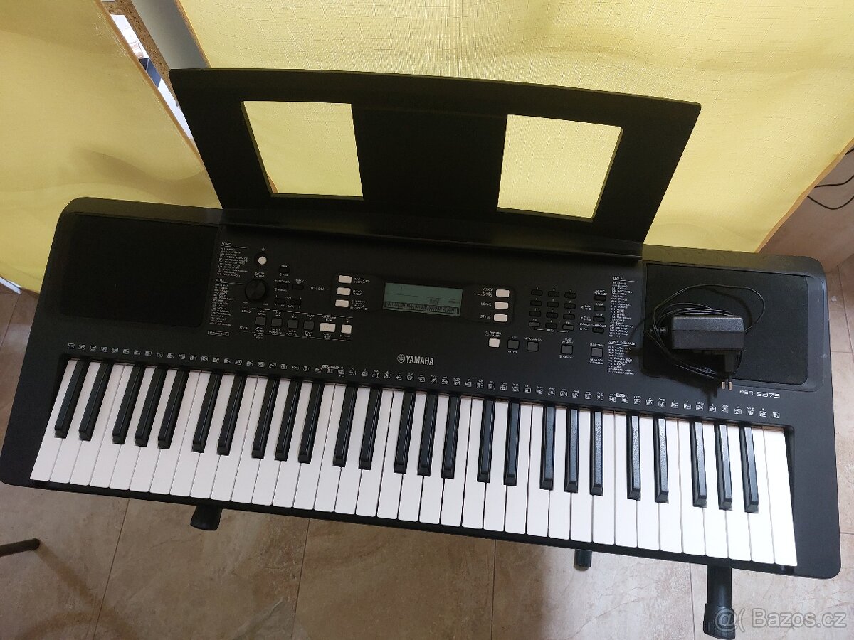 Klávesy Yamaha PSR E373, stojan, ZÁNOVNÍ - 2