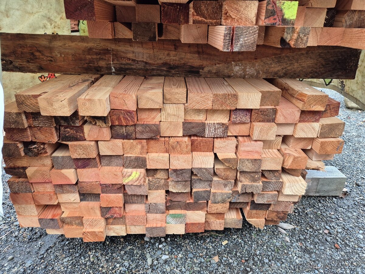 Modřínové Latě hoblované - 2