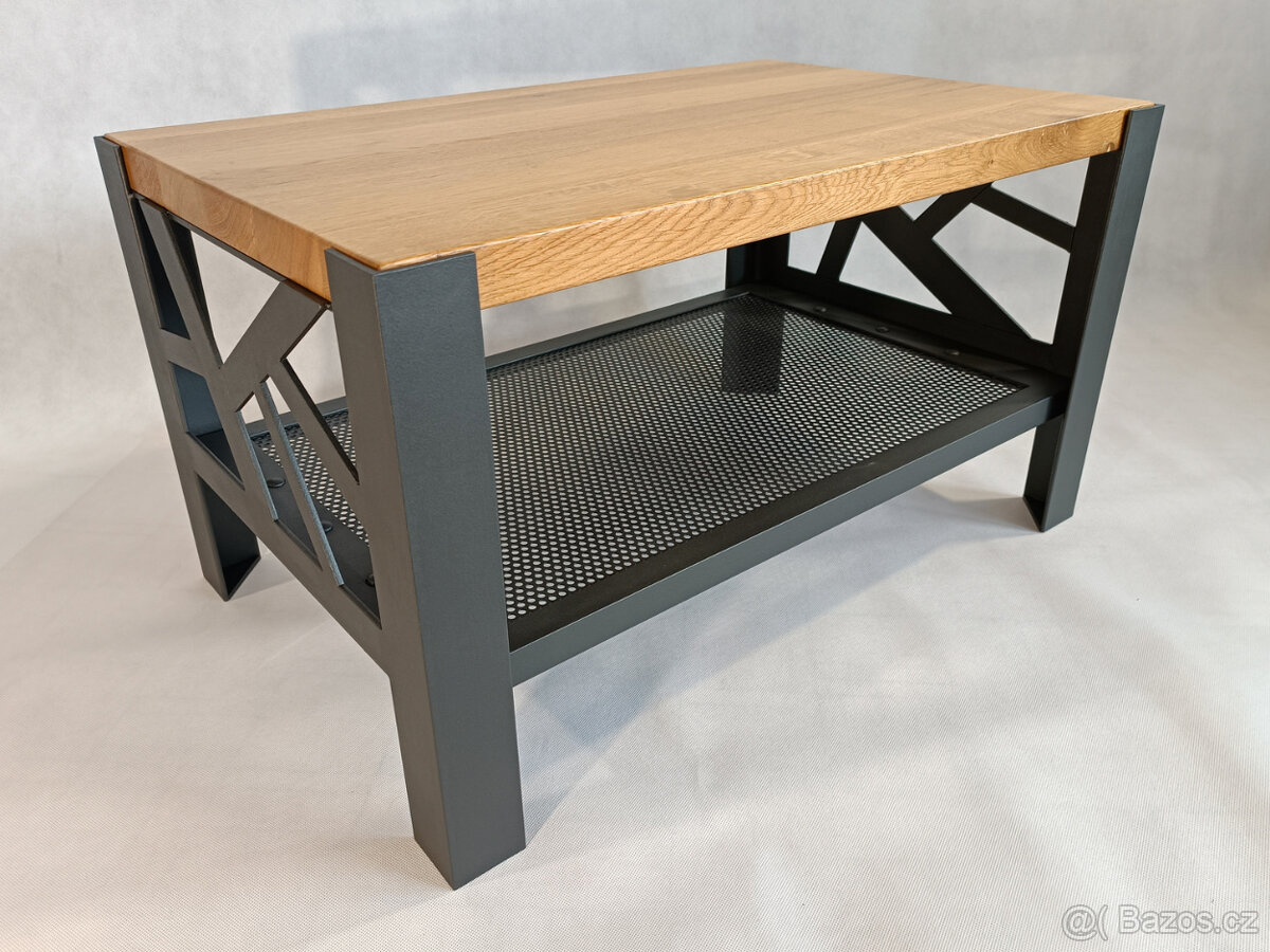 Konferenční stolek v industriálním stylu - 2
