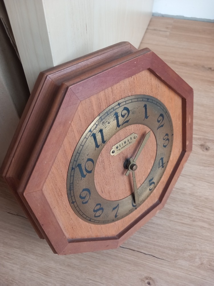 Hodiny Weimar quartz dřevěné - 2