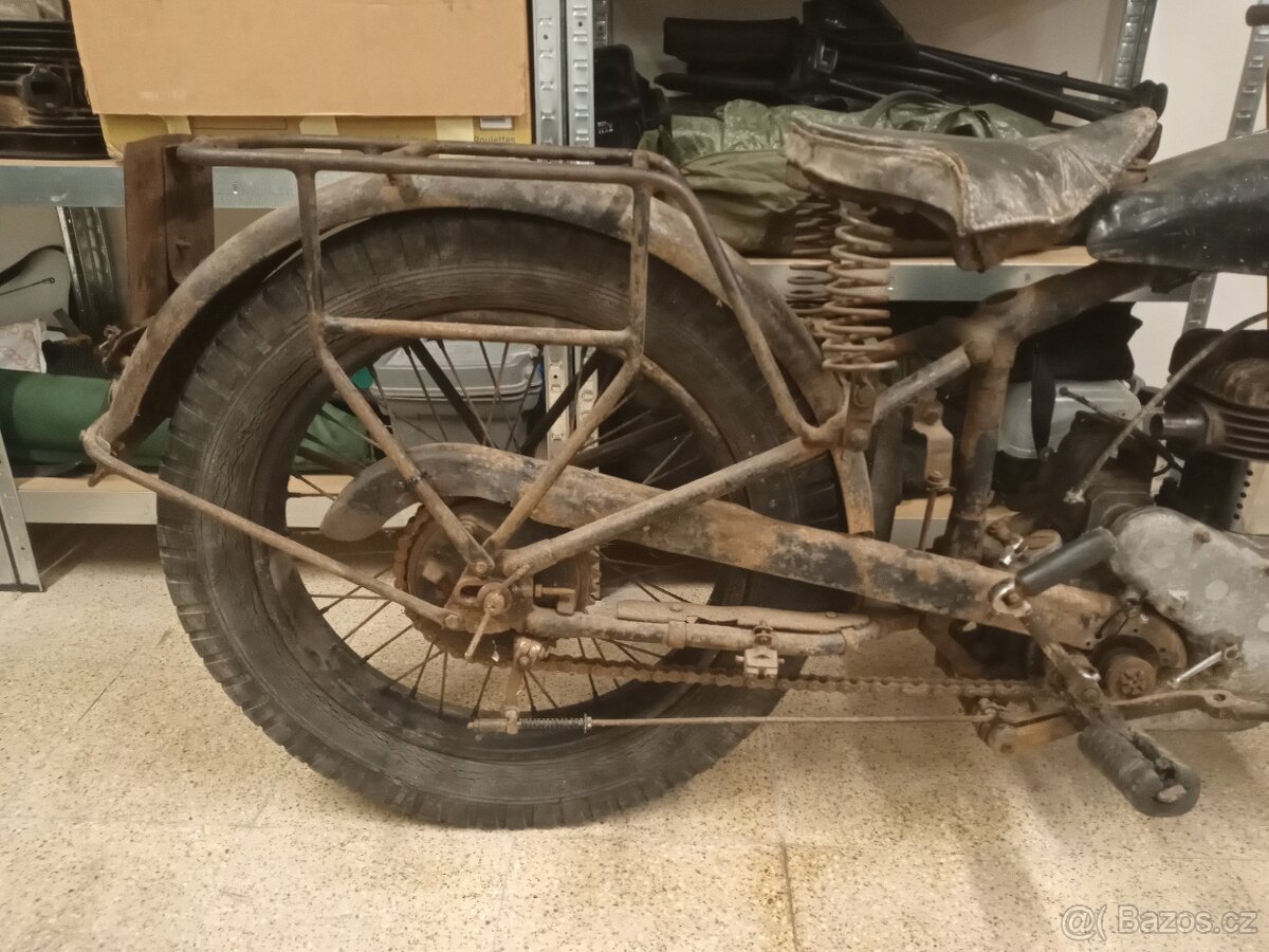 Předválečný motocykl Peugeot P107 350ccm, Doklady - 2