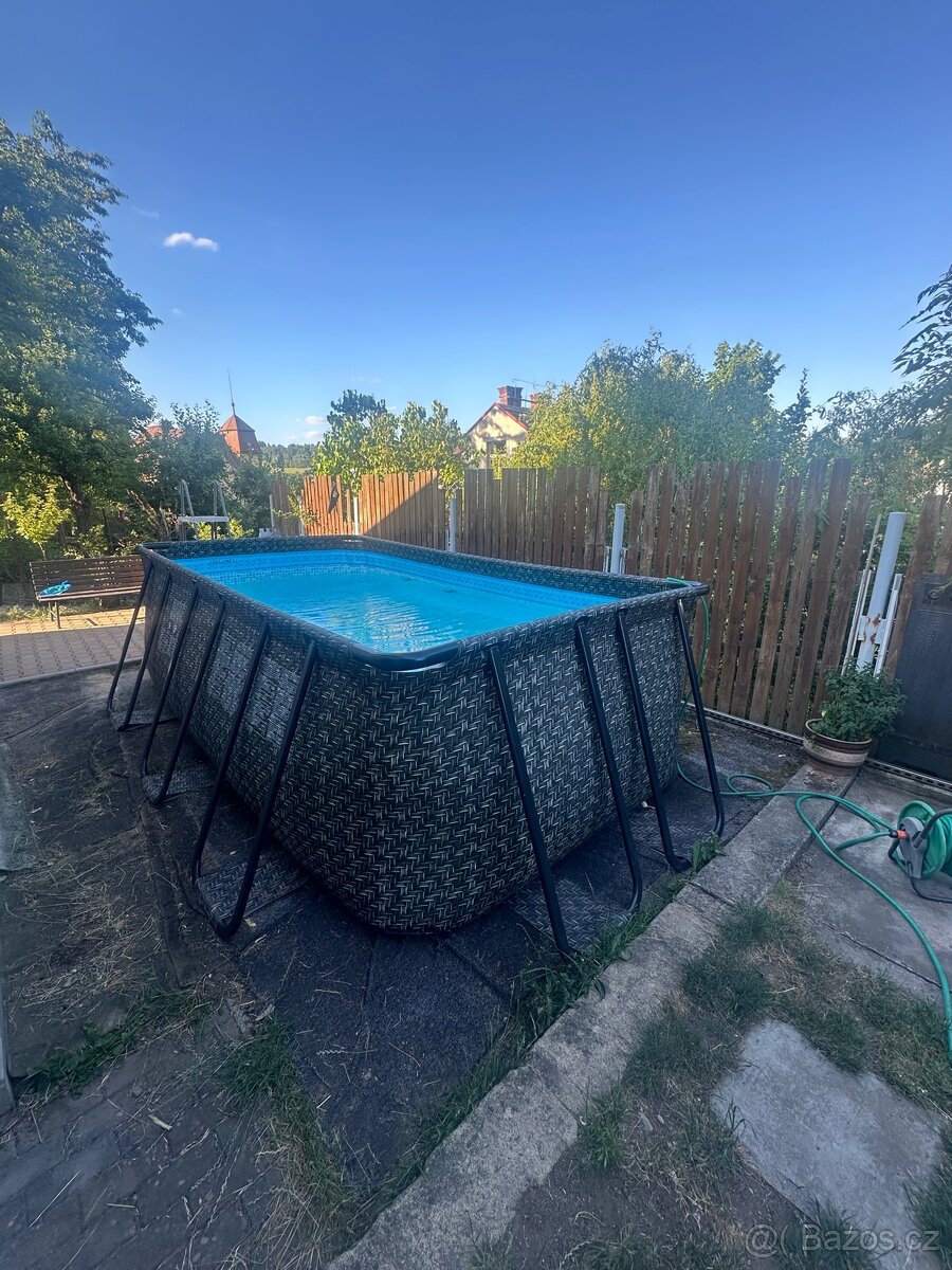 Bazén Marimex Florida Premium 2,15x4,00x1,22 m motiv RATAN - 2