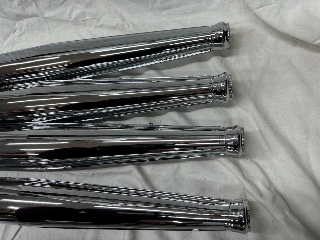 Predám VÝFUKY JAWA 350/634 638 95cm / 102 cm bez prelisu - 2