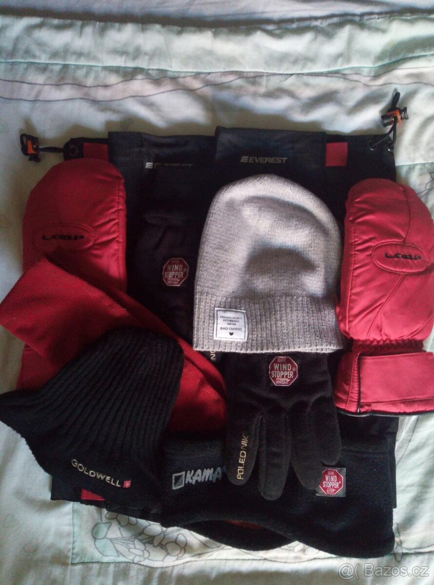 Rukavice,Čepky,Čelenka,Nákrčník,Návleky - 2