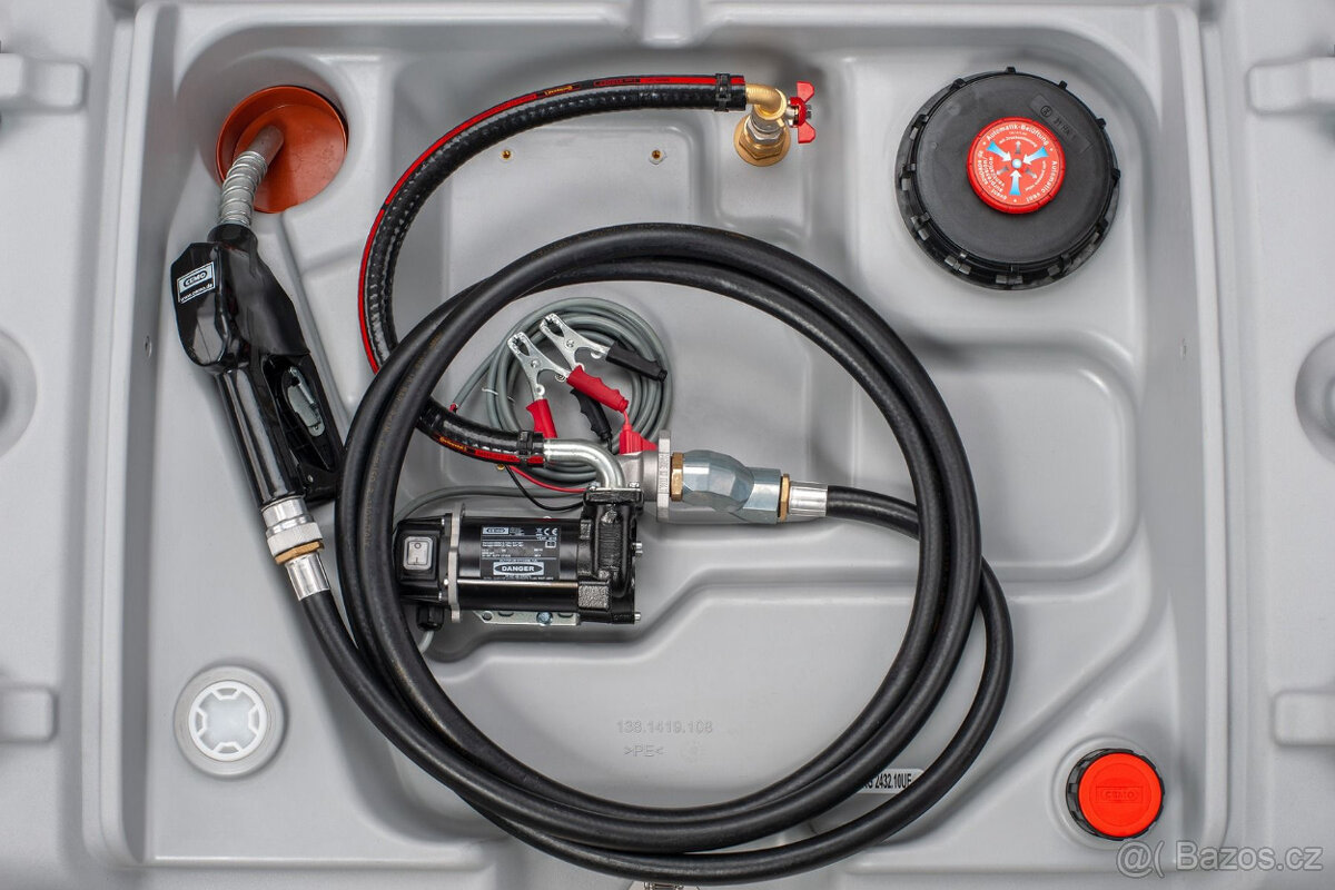 Mobilní nádrž na naftu CEMO DT-MOBIL 620 litrů, 12V - 2