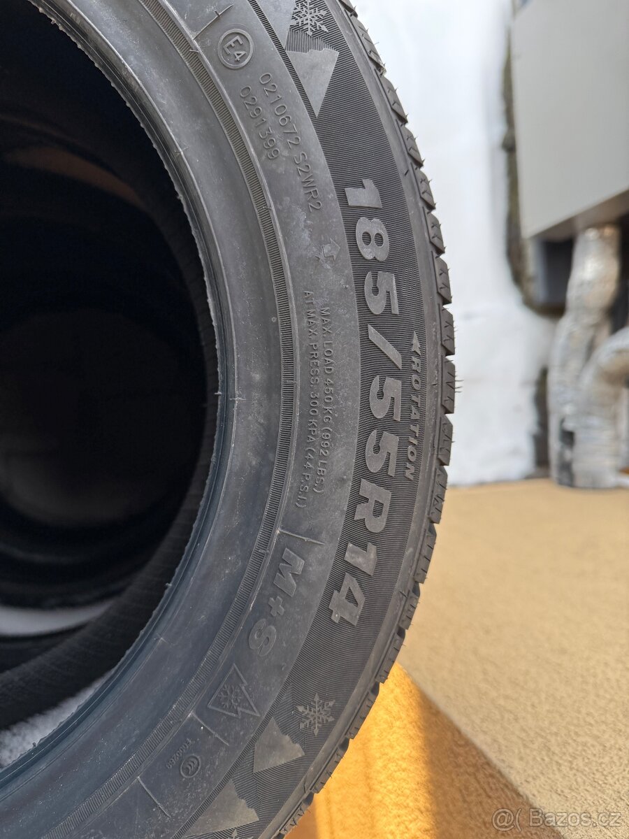 185/55 R14, zimní - 2