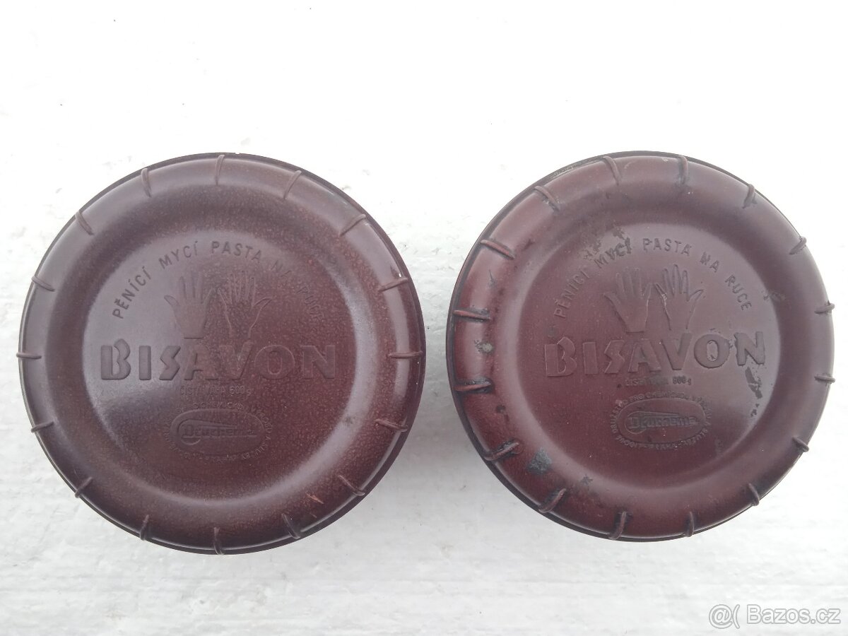 Bakelitová dóza od retro Solviny Bisavon - 2