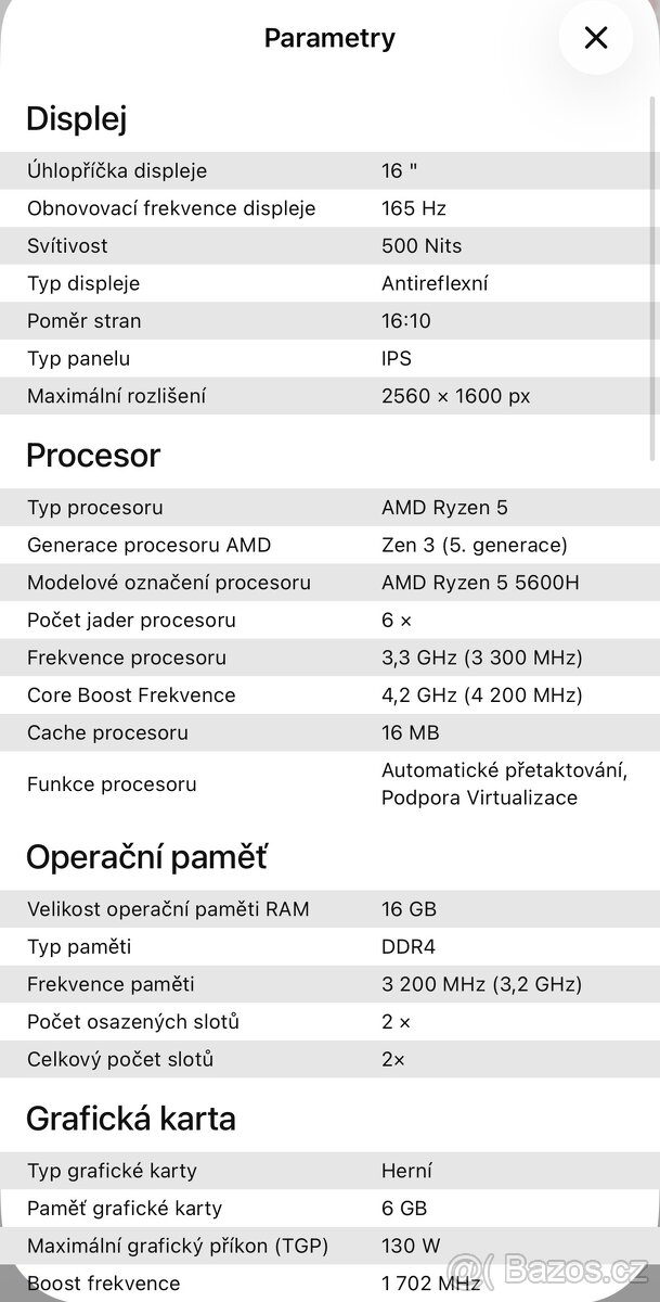 Herní notebook, Lenovo Legion 5 Pro - 2
