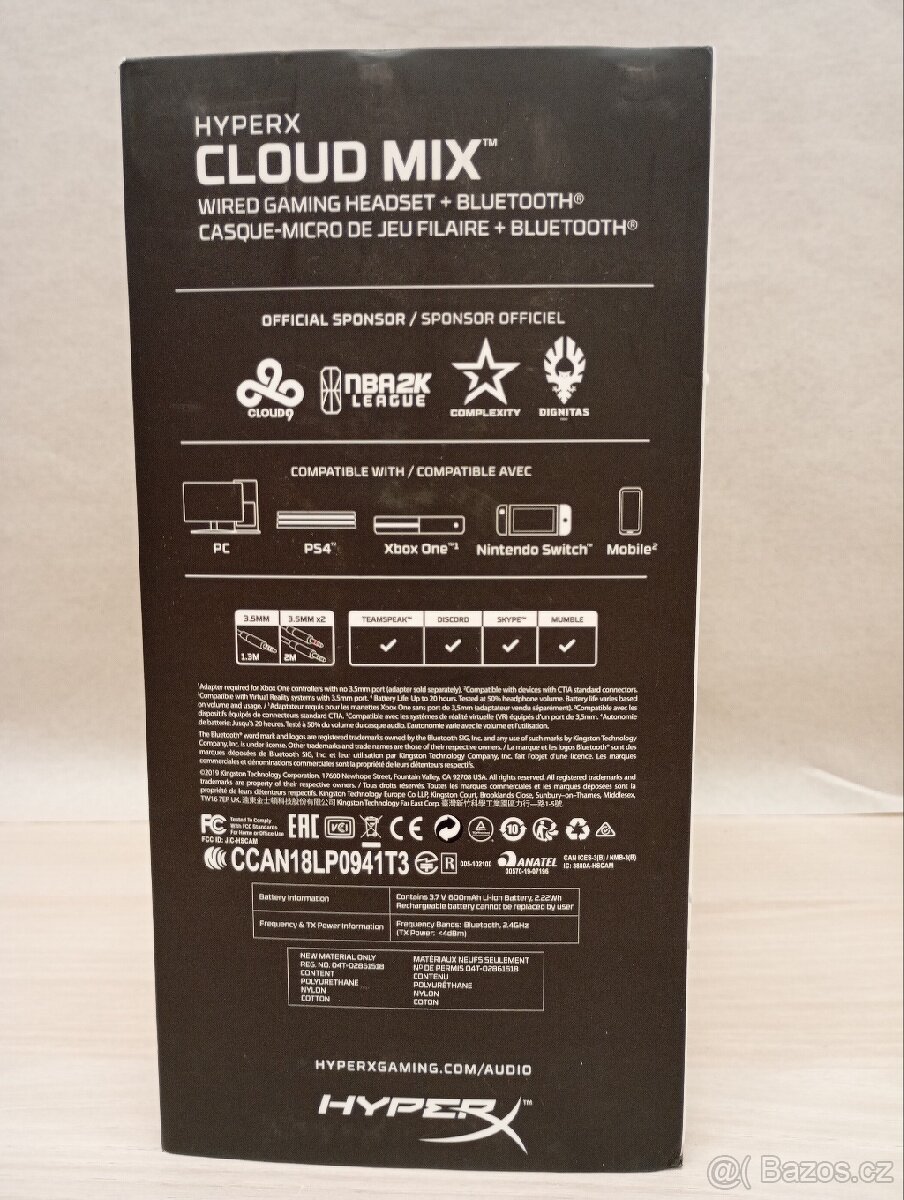 Herní Sluchátka CLOUD MIX - 2