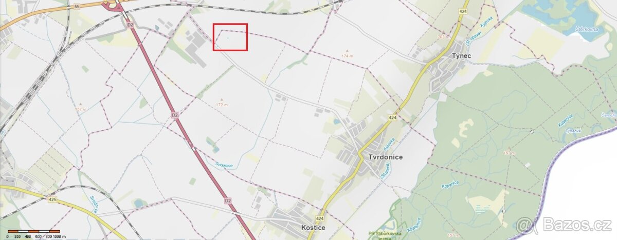 Prodej pozemků v kú Tvrdonice - 2