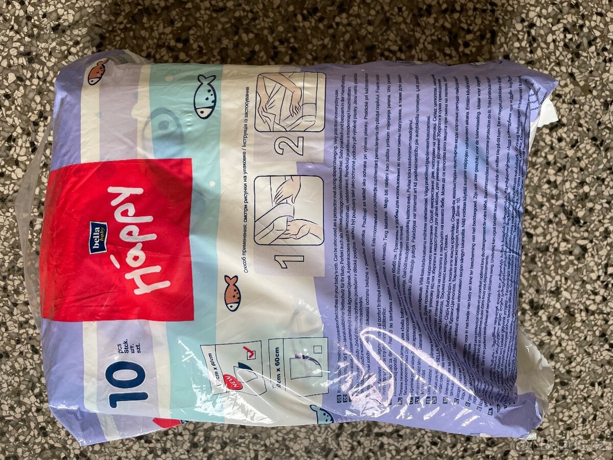 Jednorázové přebalovací podložky 10 ks nové - 2