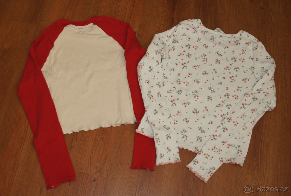 Dívčí crop topy H&M - vel. 146 - 152 - 2
