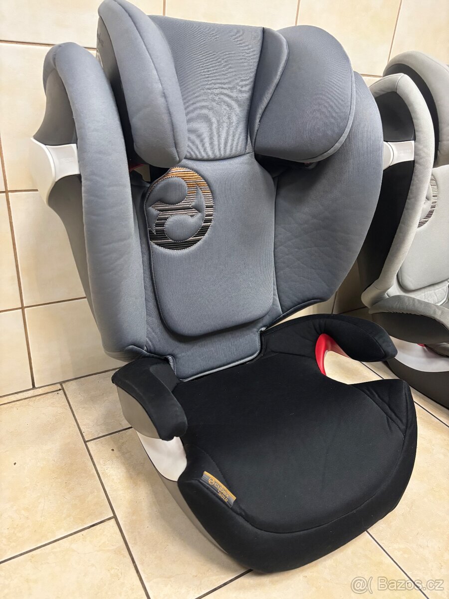 2 dětské autosedačky Cybex Pallas M-Fix Gold (3v1) - 2