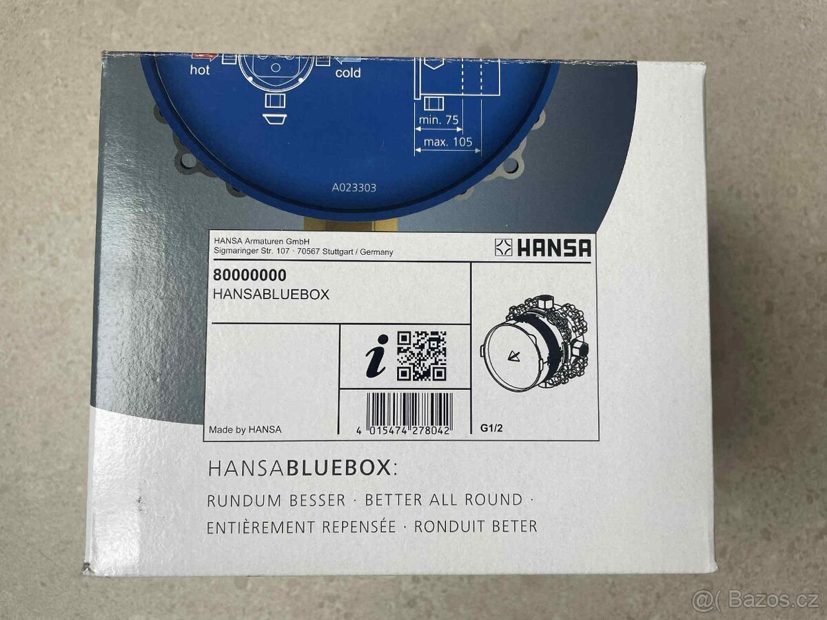 Hansa podomítková baterie - 2