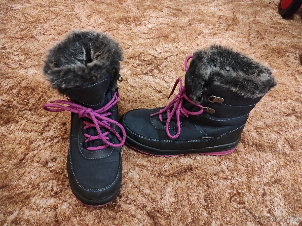 Dívčí boty zimní vel.33 - 2