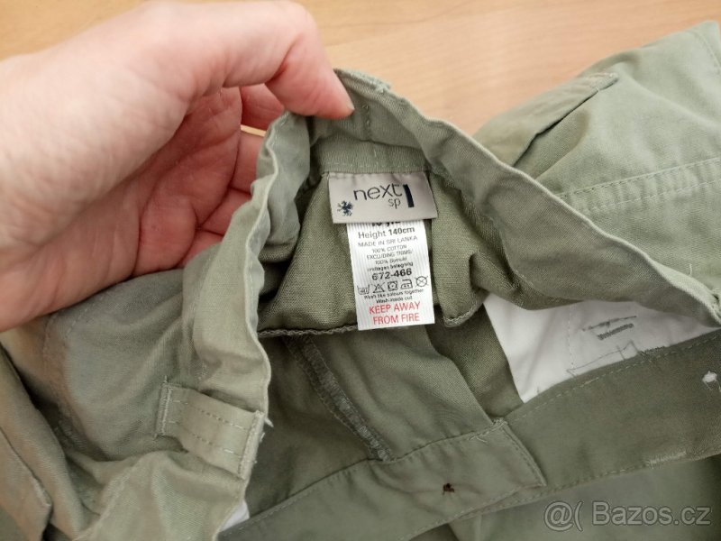 Letní kalhoty vel.140,značka Next - 2