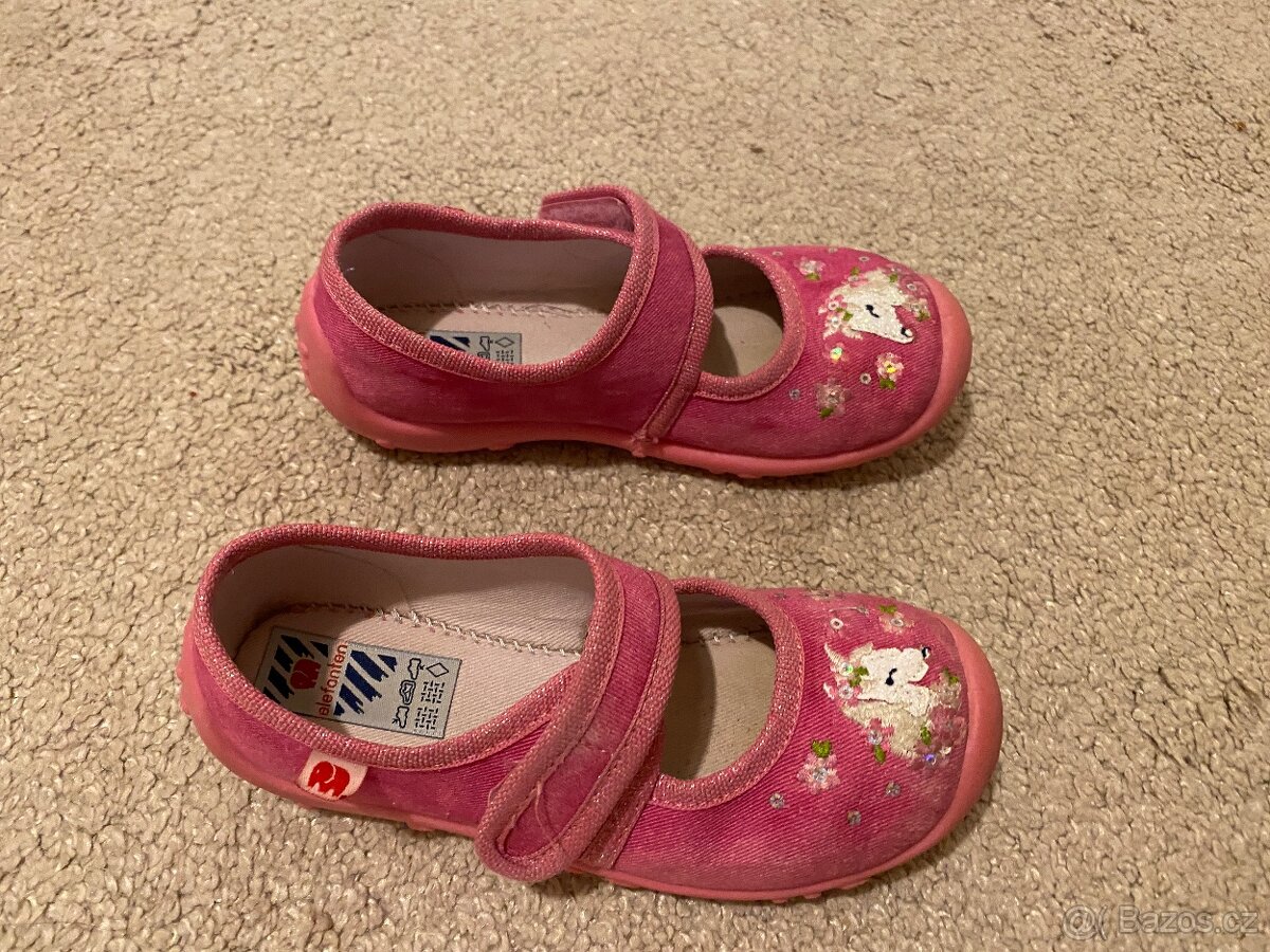 Bačkůrky do školky holčička vel. 26 značka elefant - 2