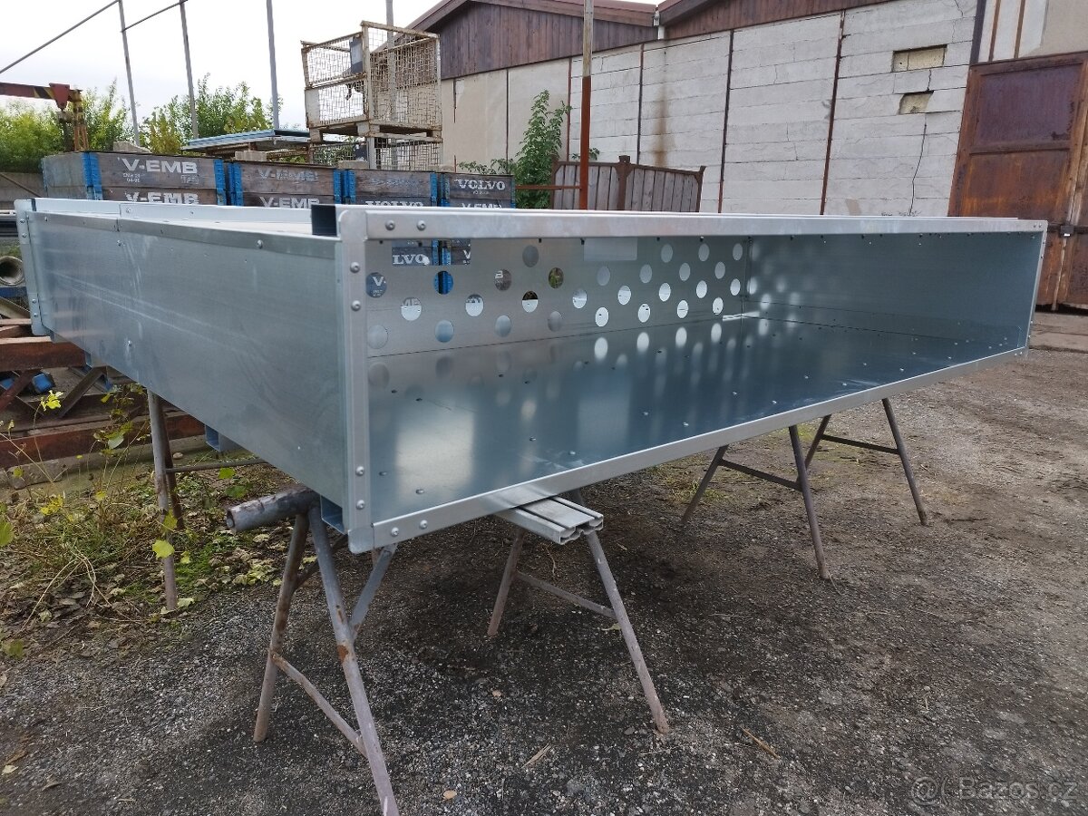 Prodám nové paletové koše pro návěsy se sedlovým rámem. - 2