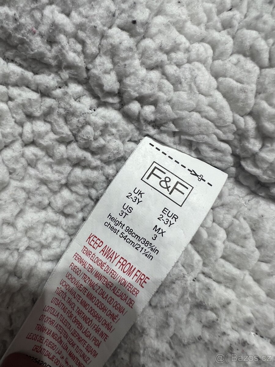 dětská zimní bunda F&F, velikost 98 - 2