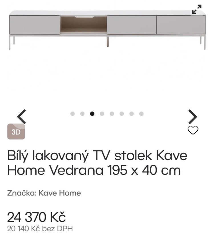 Stolek pod televizi , TV stolek , Bonami - 2