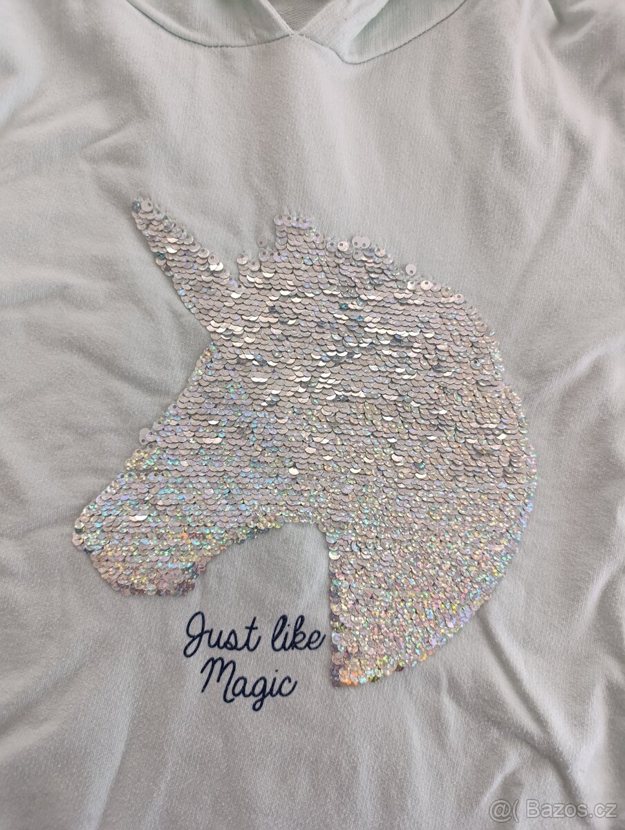 Mikina s kapucí vel. 146/152 - 2