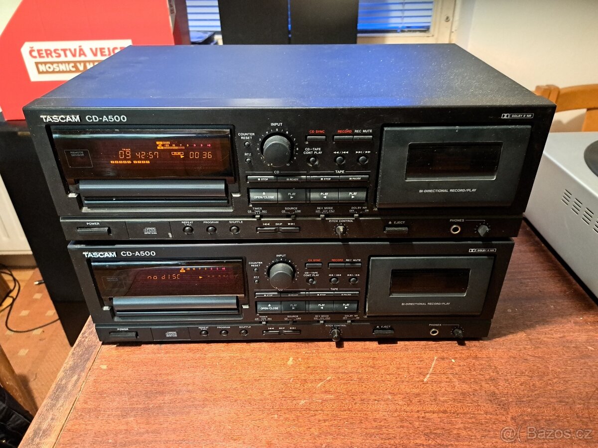 TASCAM CD-A500 (CD přehrávač a kazetový magnetofon) - 2