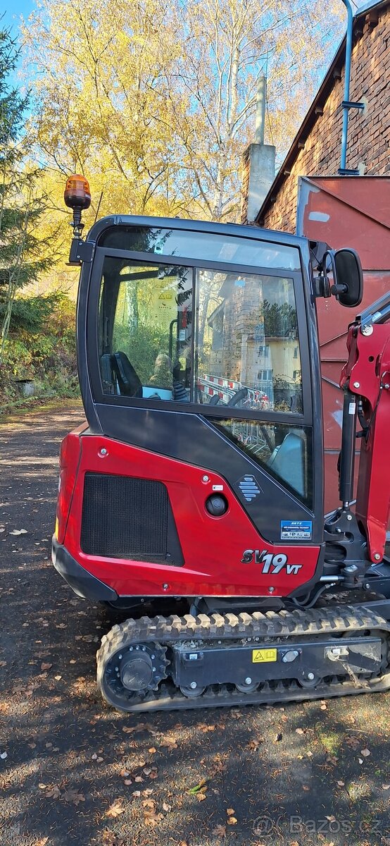 Pásové rypadlo Yanmar SV19 - NOVÝ - 2