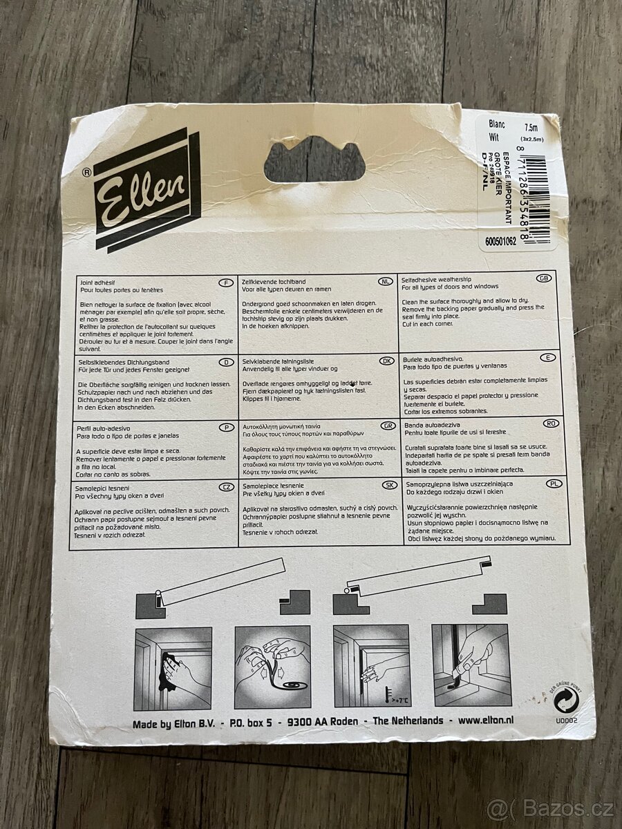 Ellen Ellenflex samolepící těsnění 7,5m - 2