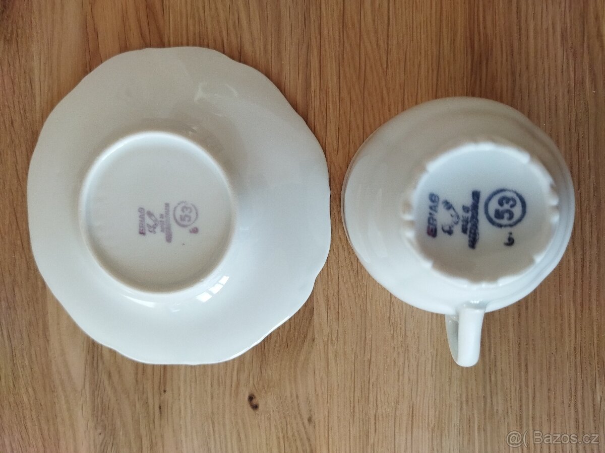 Sada porcelánu retro, servis EPIAG - 2