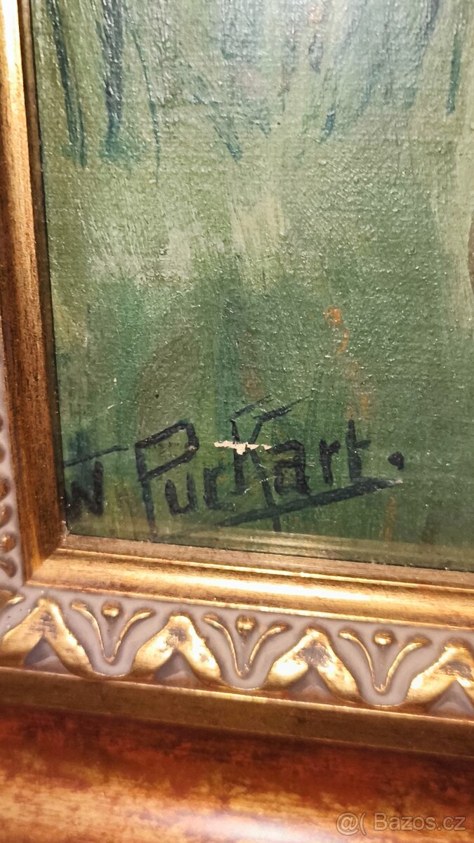 Starý obraz. (Chlapec) - 2