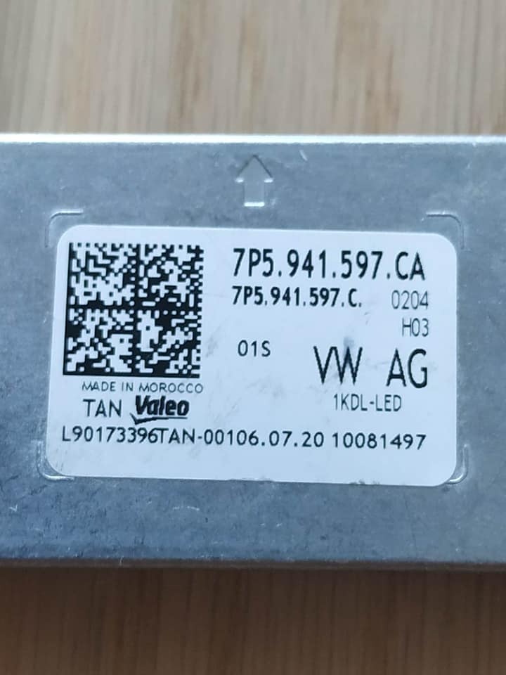 Řídící jednotka LED 7P5941597CA - 2