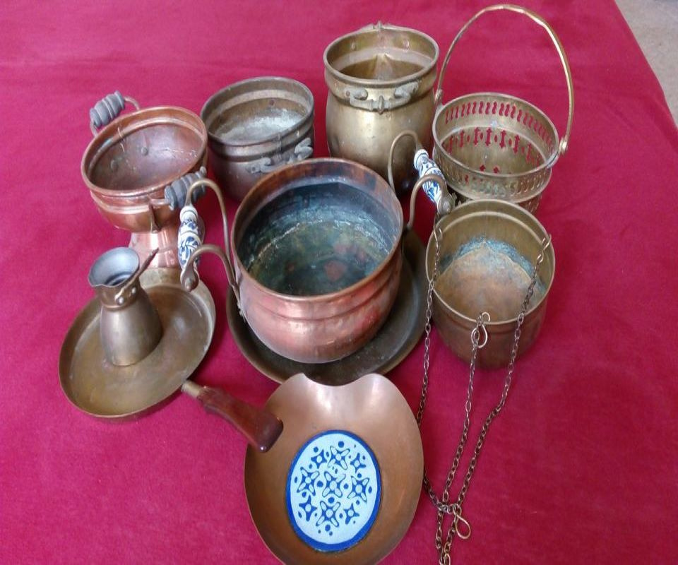 Mosazné měděné nádoby - 2