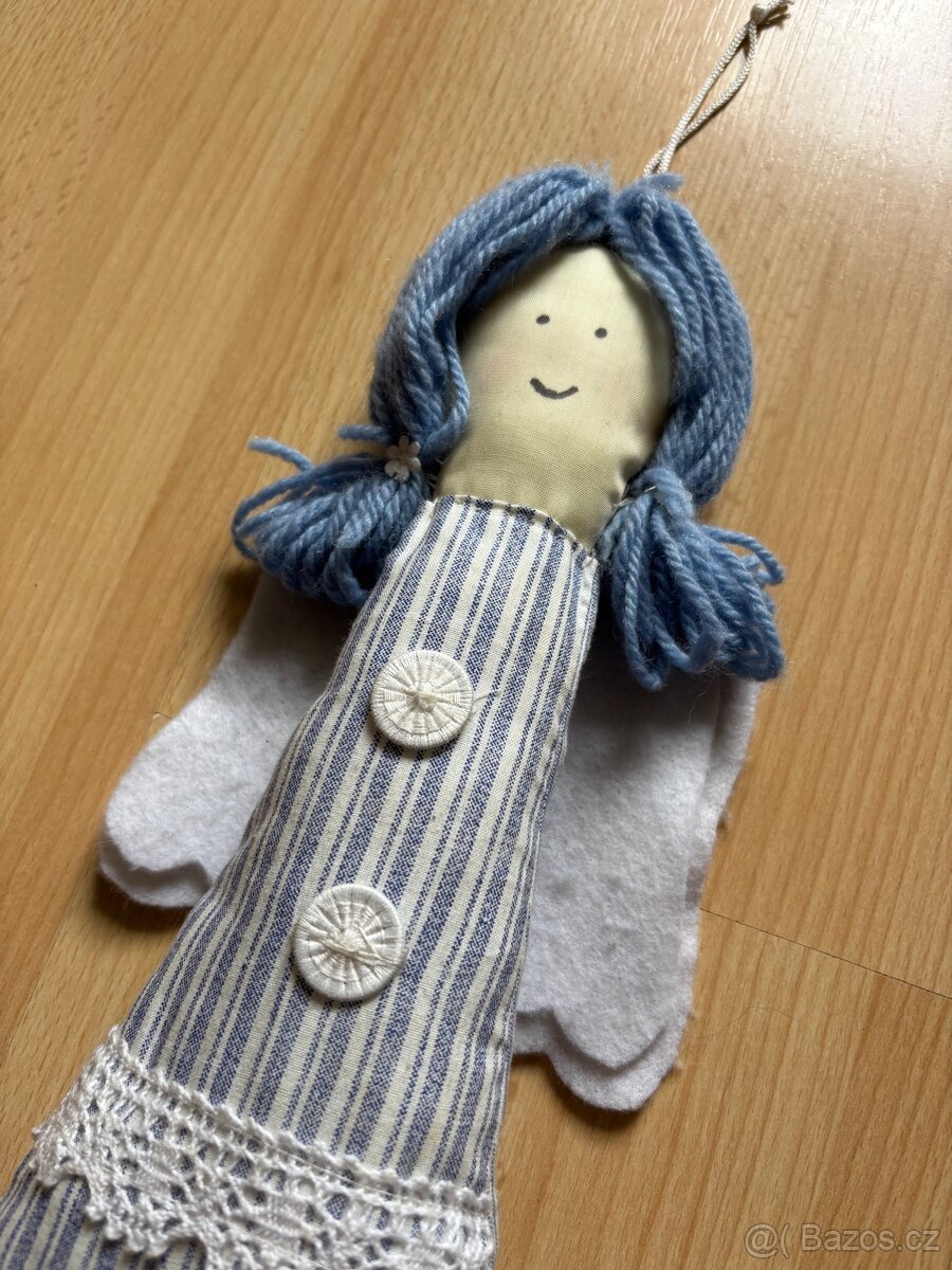 Anděl, látková panenka - 2
