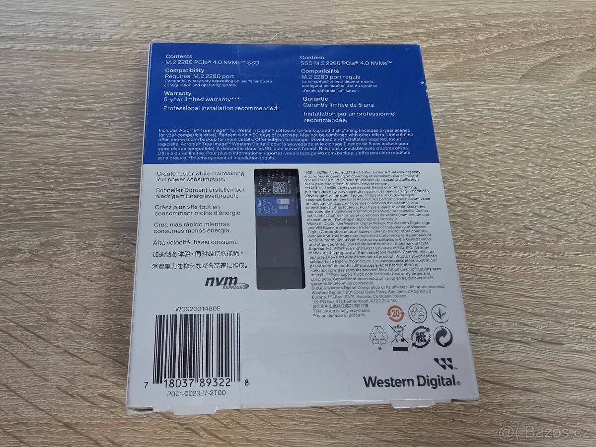 WD Blue SN5000 2TB - 2