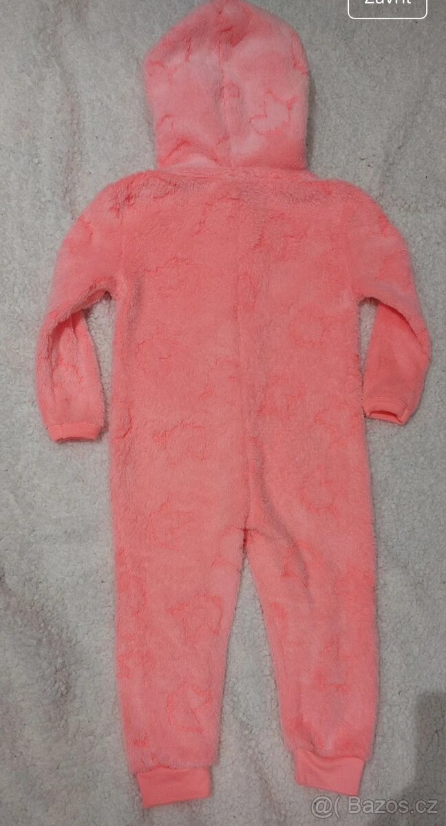 Plyšový overal vel.92 - 2