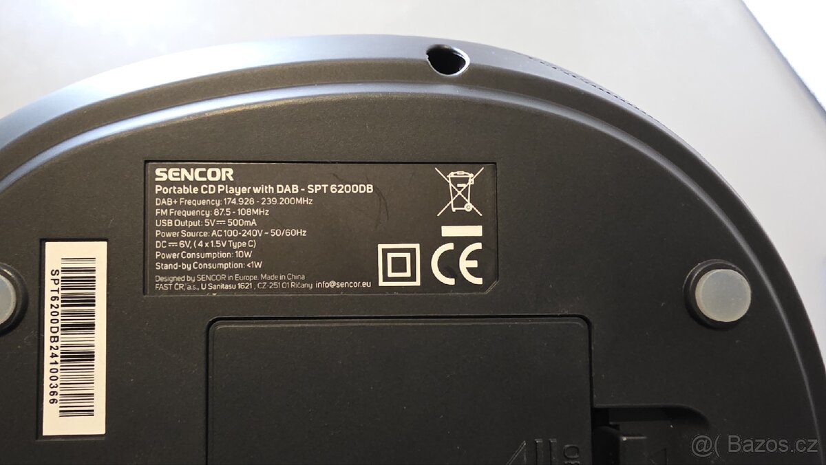 Radiopřijímač DAB+/CD Sencor SPT 6200DB - 2