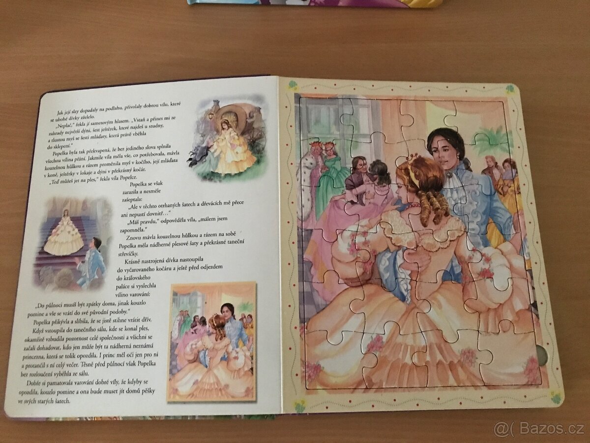 2x kniha puzzle Princess Disney - 2