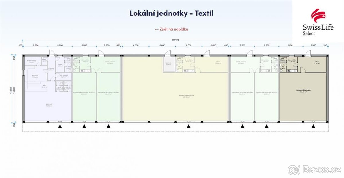Prodej obchodního prostoru 153 m2, Polná - 2