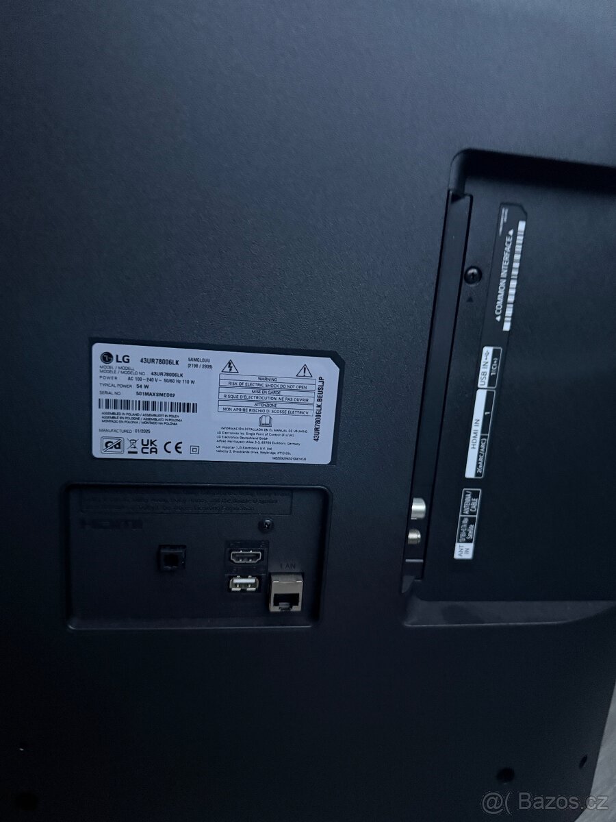 TV 43" LG 43UR78006 - 2